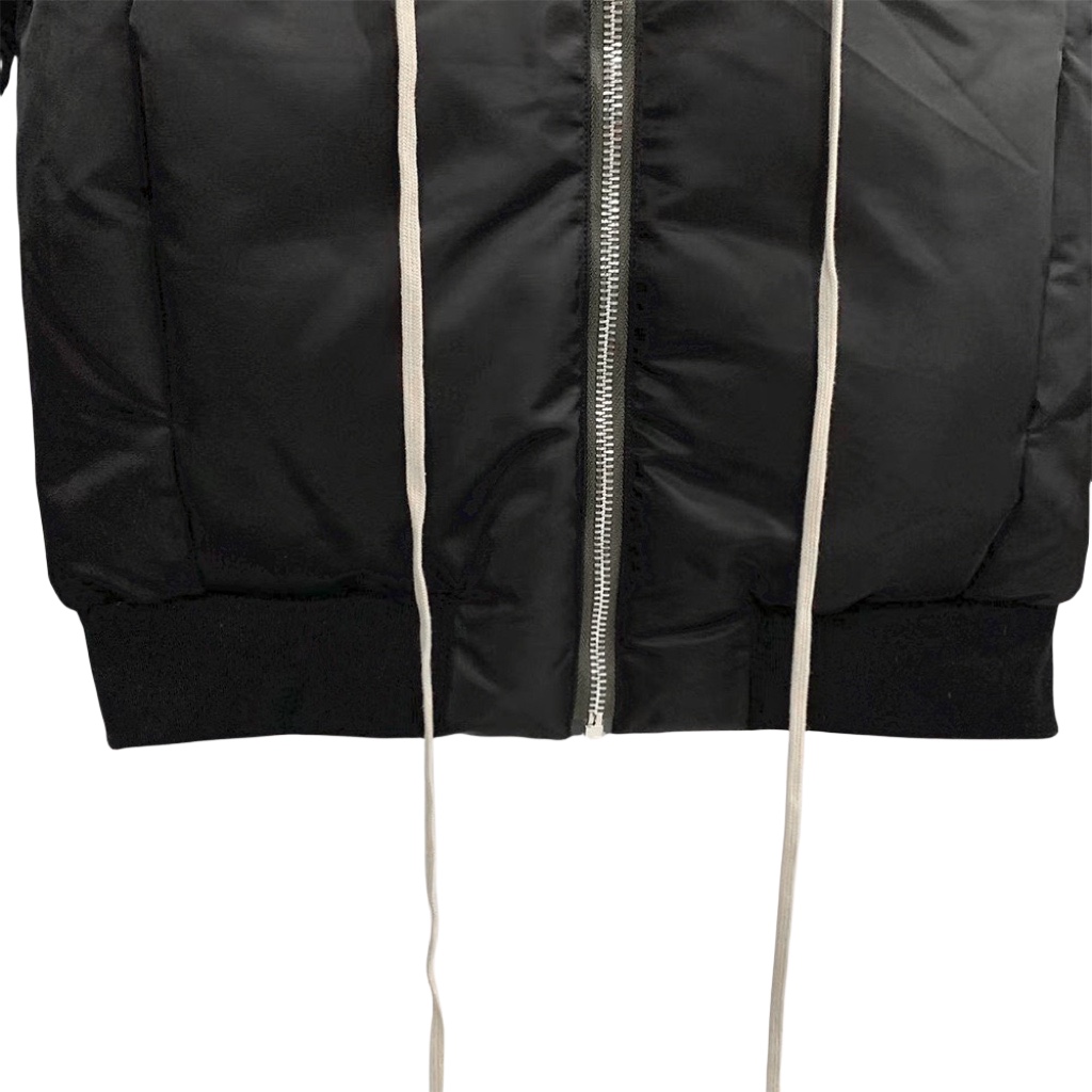 Rick Owens Drawstring Waist Bomber Jacket - DesignerGu