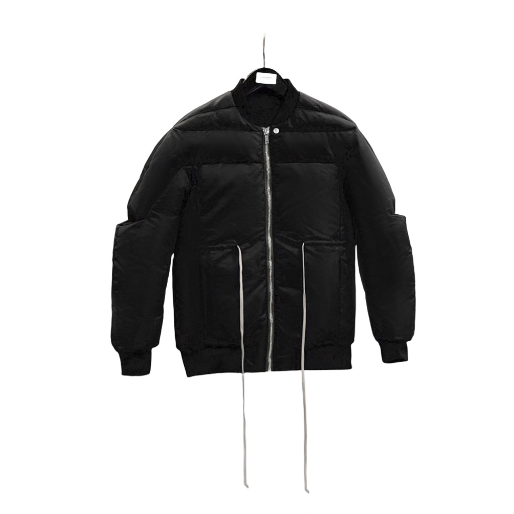 Rick Owens Drawstring Waist Bomber Jacket - DesignerGu