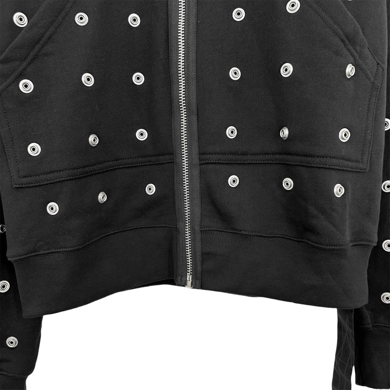 Rick Owens DRKSHDW Stud-detailing Zipped Hoodie - DesignerGu