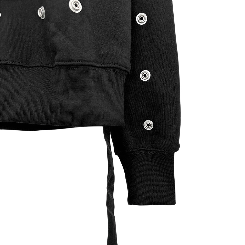 Rick Owens DRKSHDW Stud-detailing Zipped Hoodie - DesignerGu