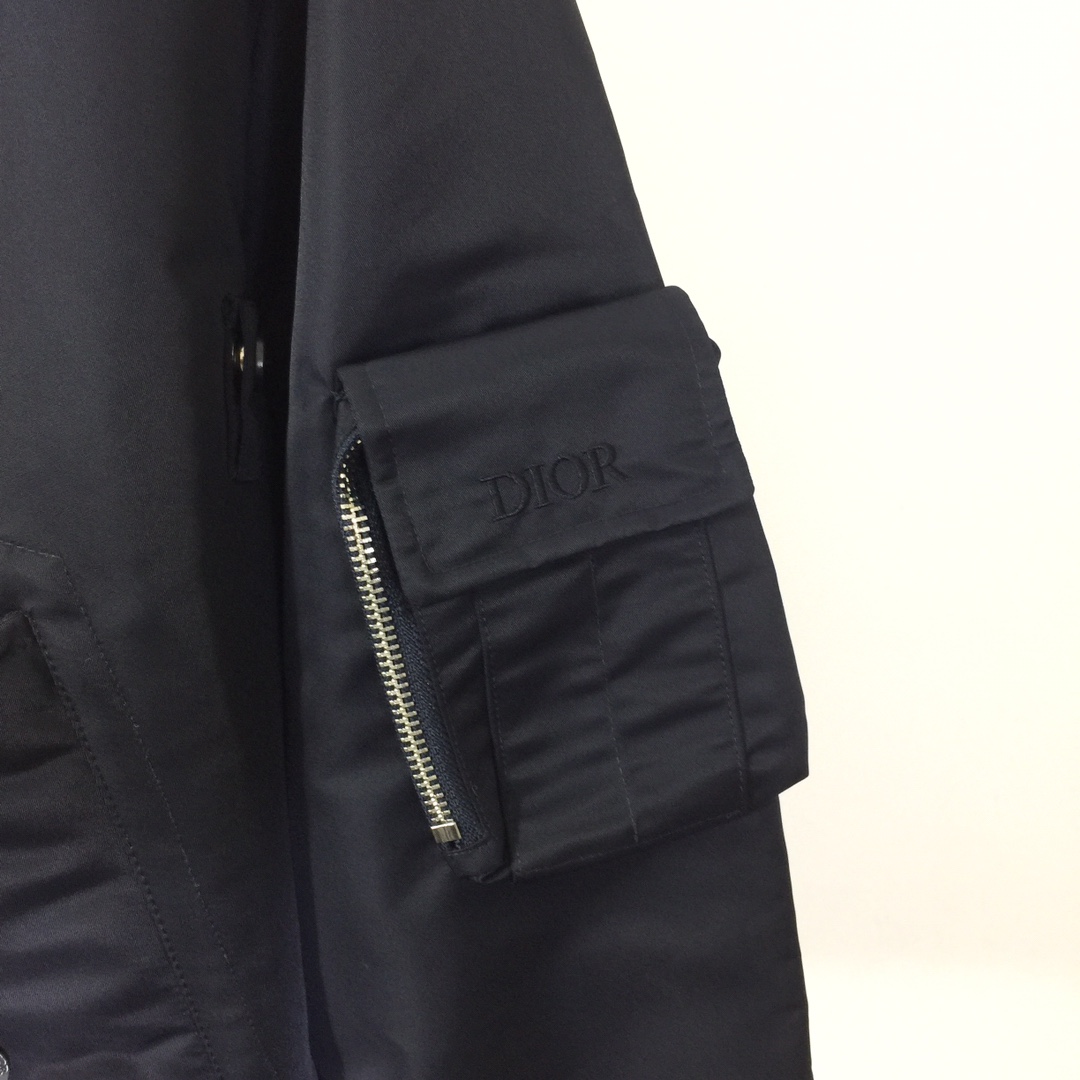 Dior Zip Out Down Bomber Jacket  - DesignerGu