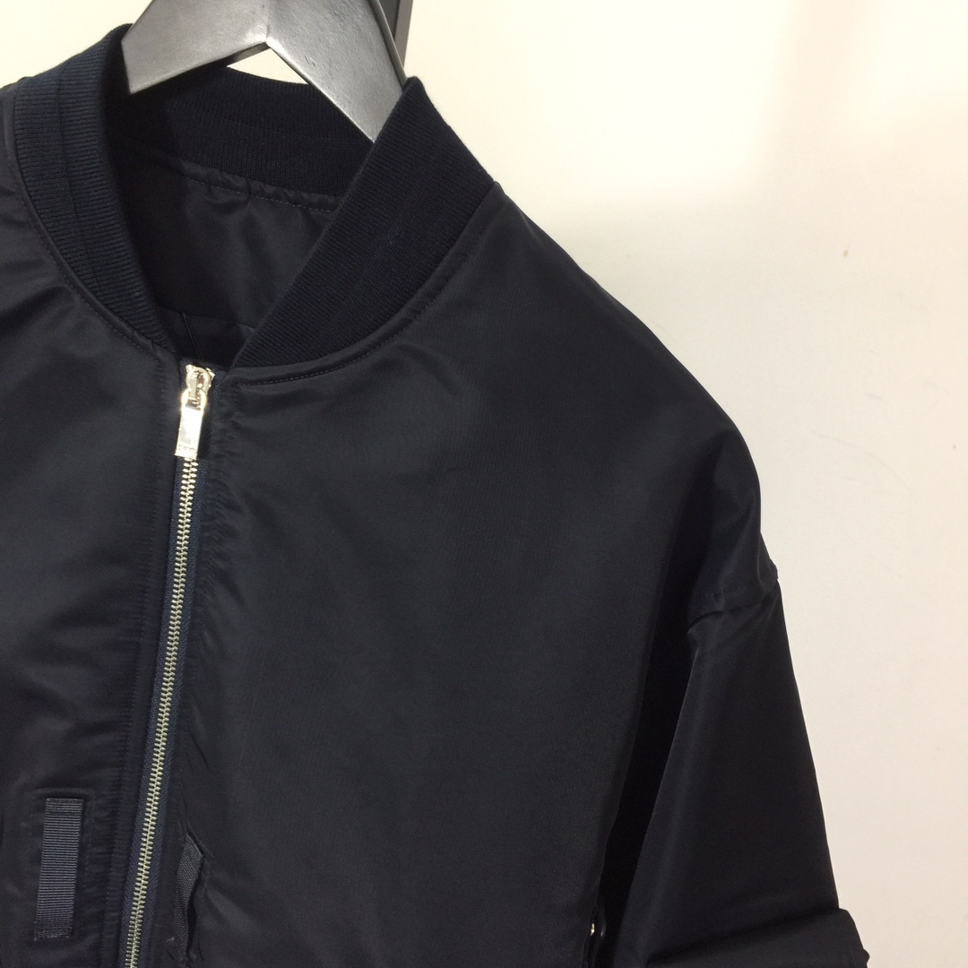 Dior Zip Out Down Bomber Jacket  - DesignerGu