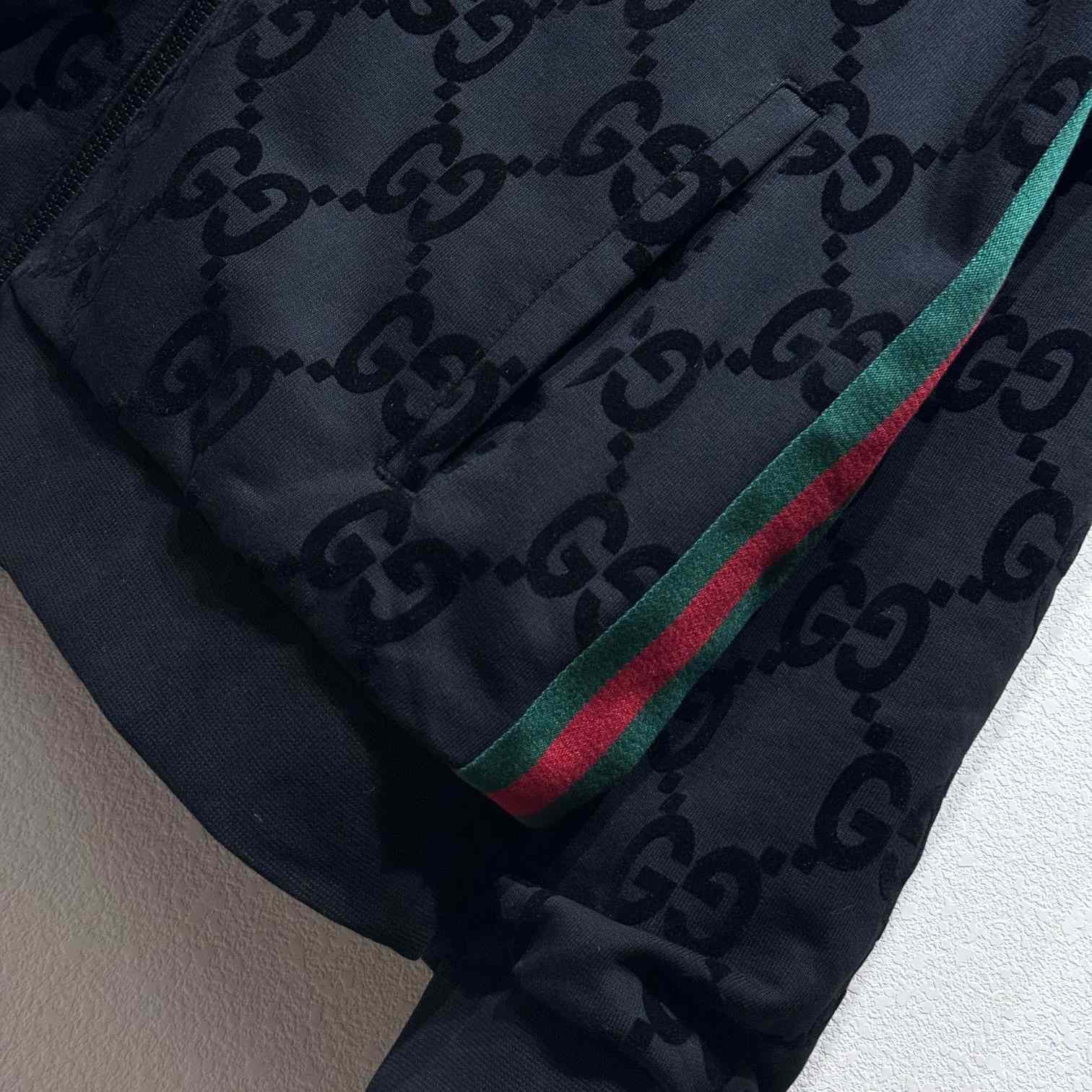 Gucci Jumbo GG Zip Jacket With Web - DesignerGu