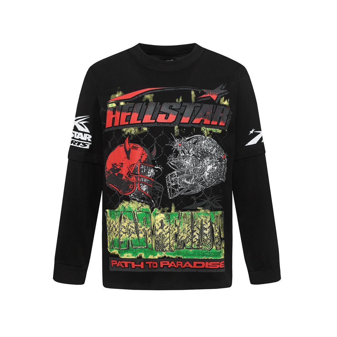 Hellstar War Ready! Long Sleeve T-Shirt - DesignerGu