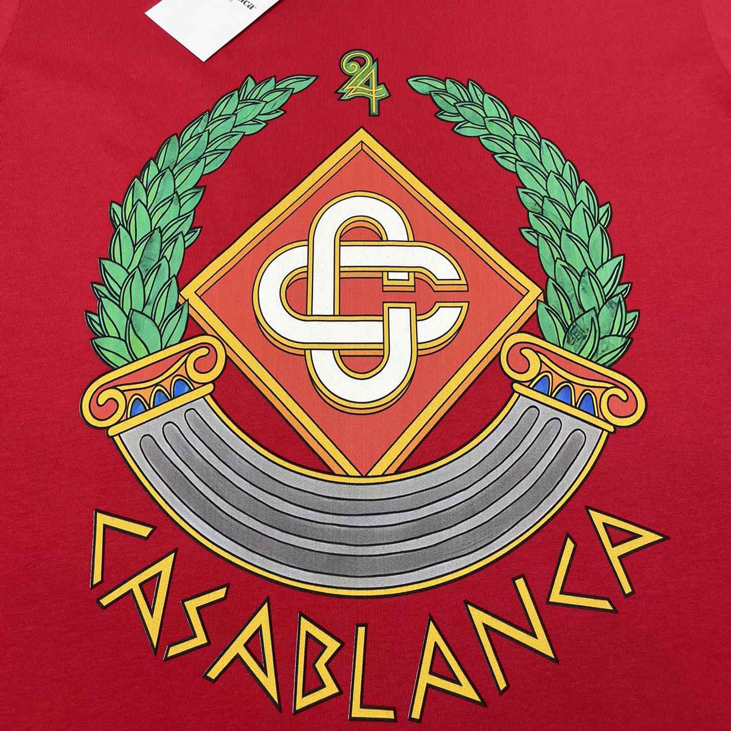 Casablanca Casa Crest Tee   C925 - DesignerGu