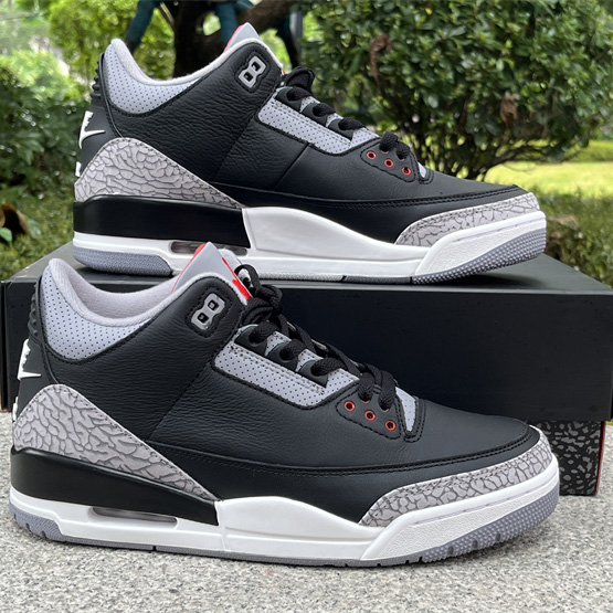 Air Jordan 3 “Black Cement Basketball Shoes     DN3707-010 - DesignerGu