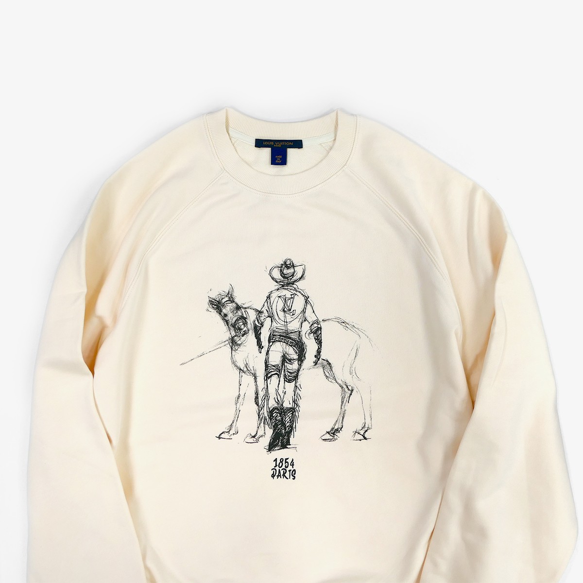 Louis Vuitton Cotton Jersey Crewneck    - DesignerGu