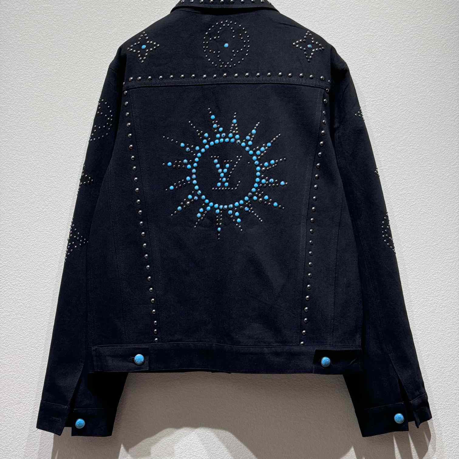 Louis Vuitton Embroidered Denim Jacket   1AFWX5 - DesignerGu