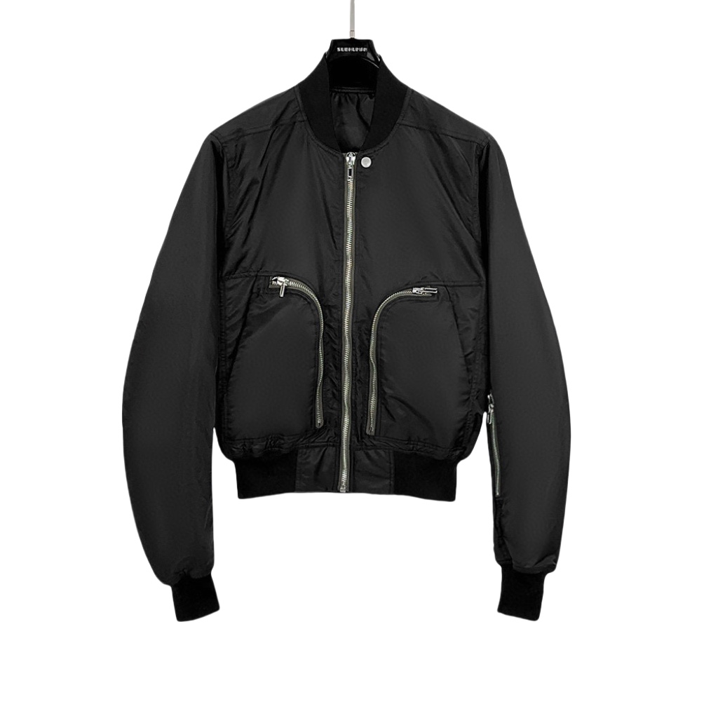 Rick Owens Bauhaus Flight Bomber Jacket  - DesignerGu