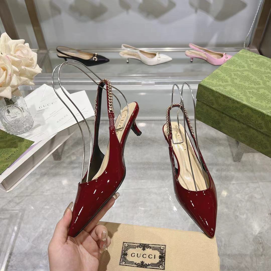 Gucci Signoria Slingback Pump - DesignerGu