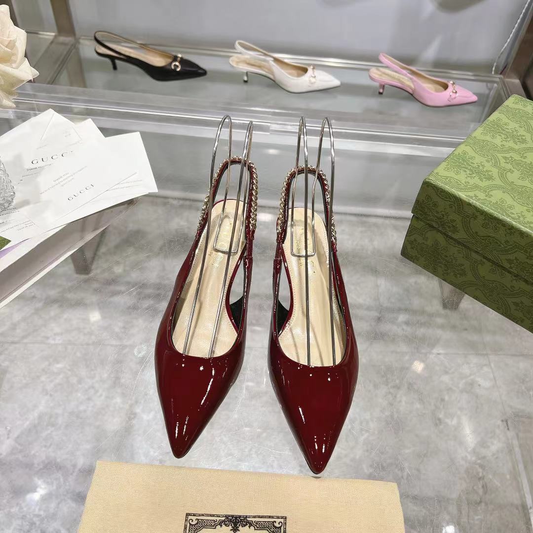 Gucci Signoria Slingback Pump - DesignerGu