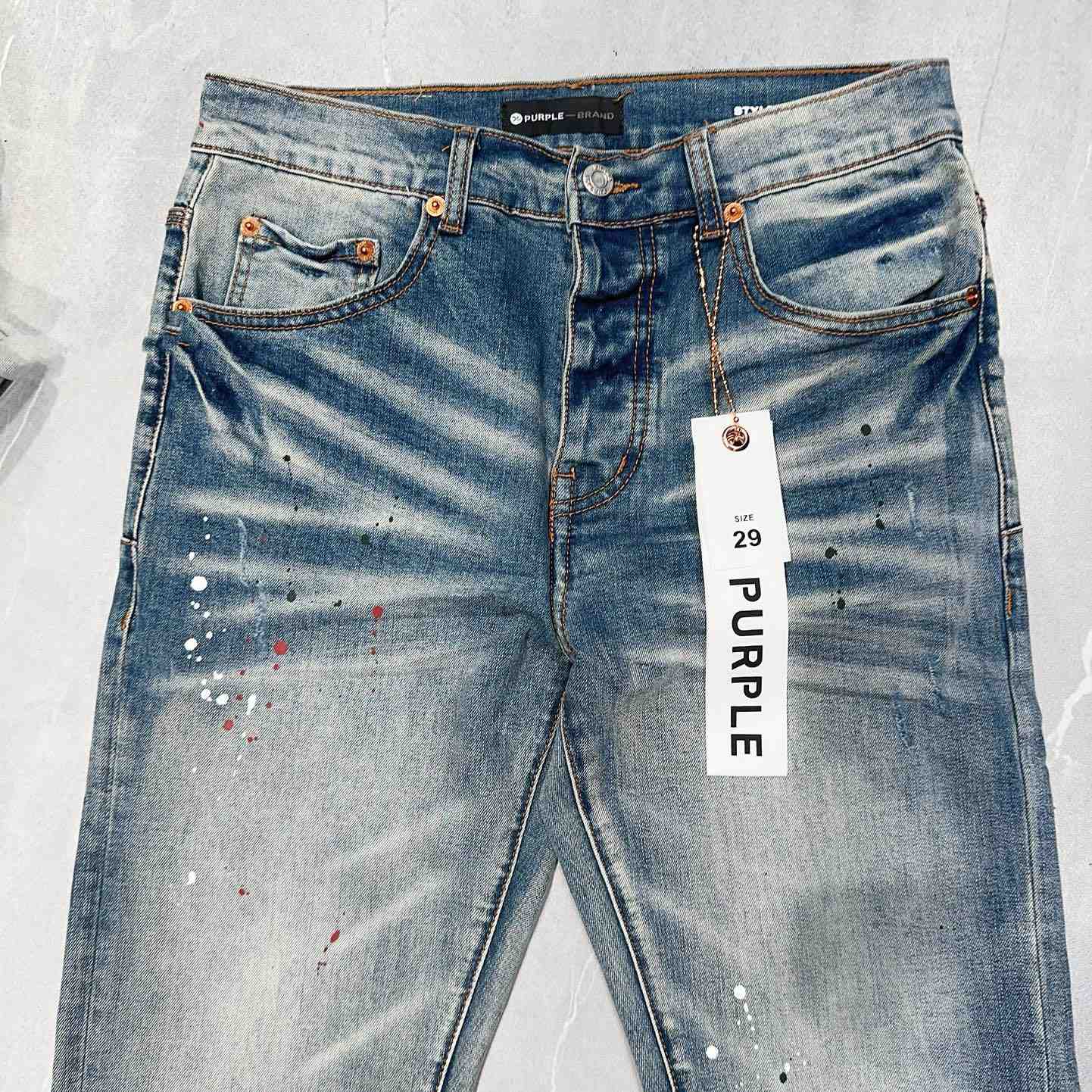 Purple-Brand Jeans   PUY7137 - DesignerGu