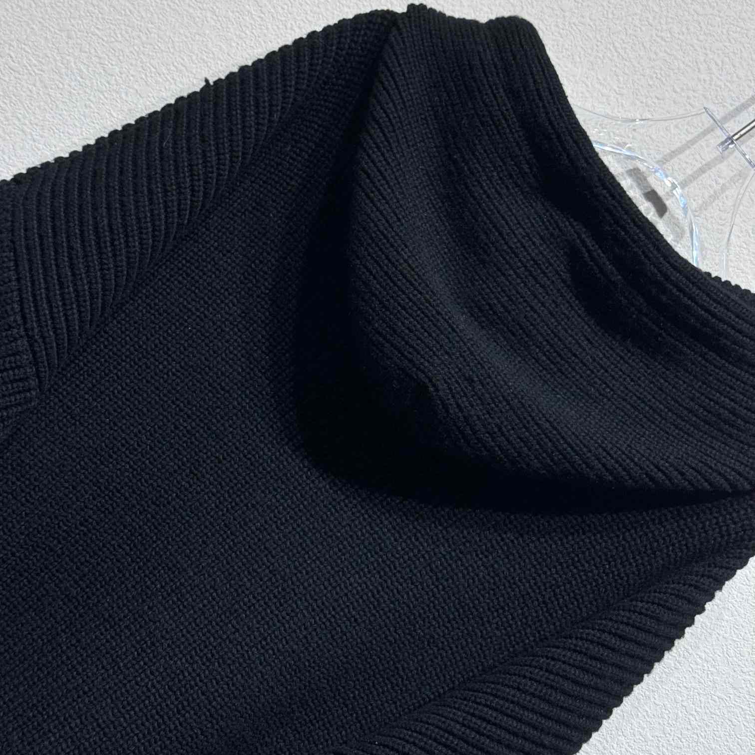 Celine Hooded Sweater In Ribbed Wool - DesignerGu