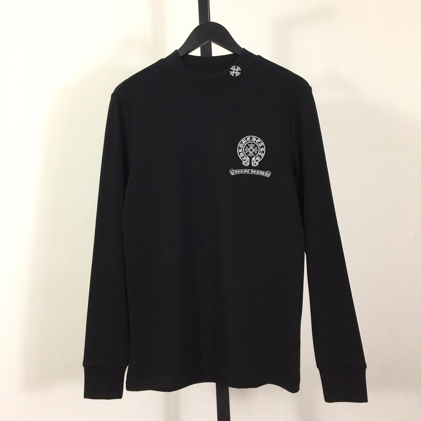 Chrome Hearts Logo Long-Sleeve Tee - DesignerGu