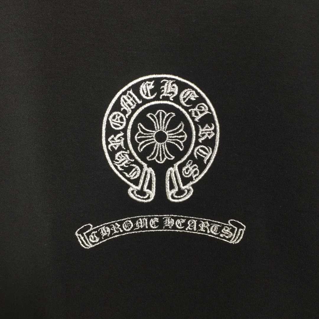 Chrome Hearts Logo Long-Sleeve Tee - DesignerGu