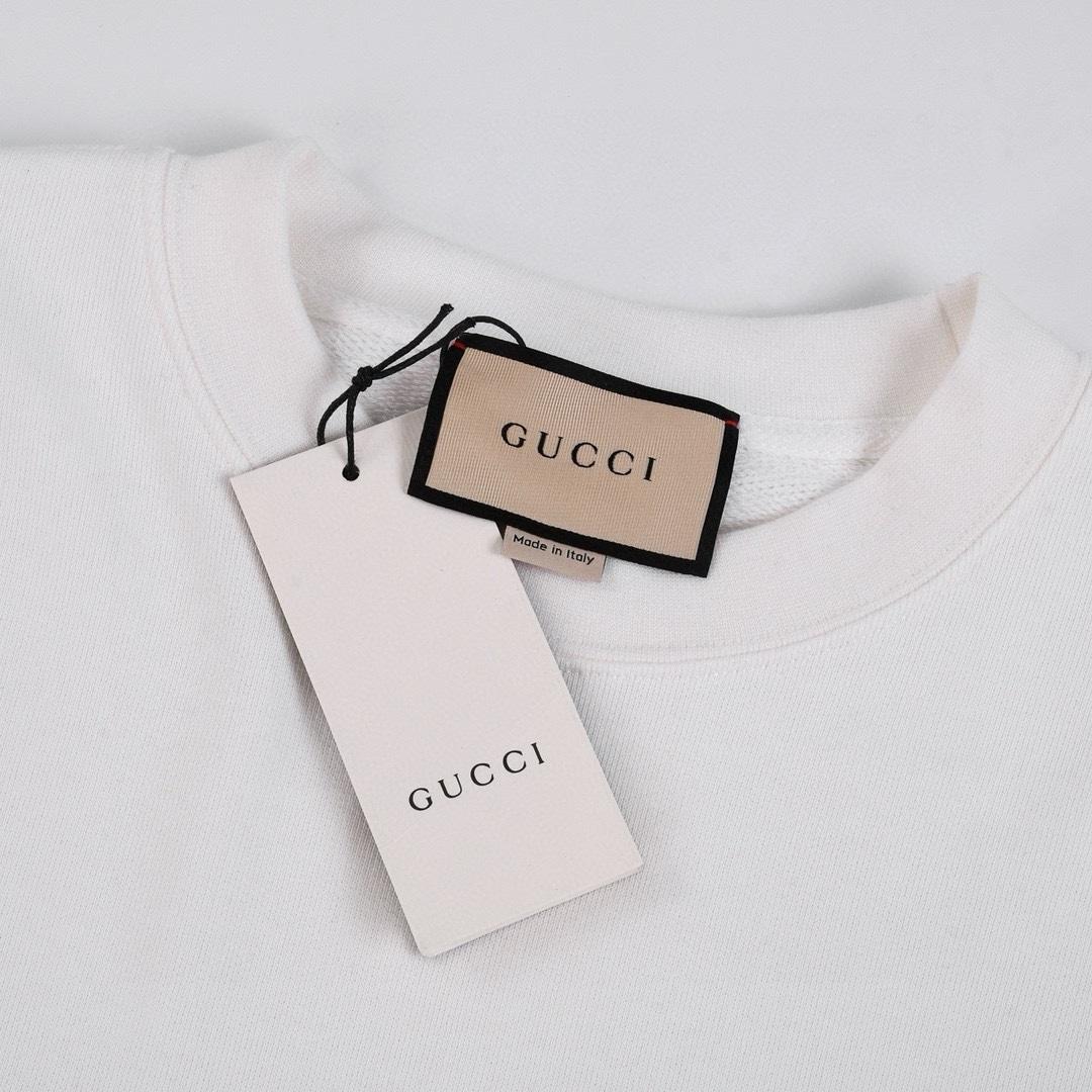 Gucci Cotton Sweatshirt  - DesignerGu