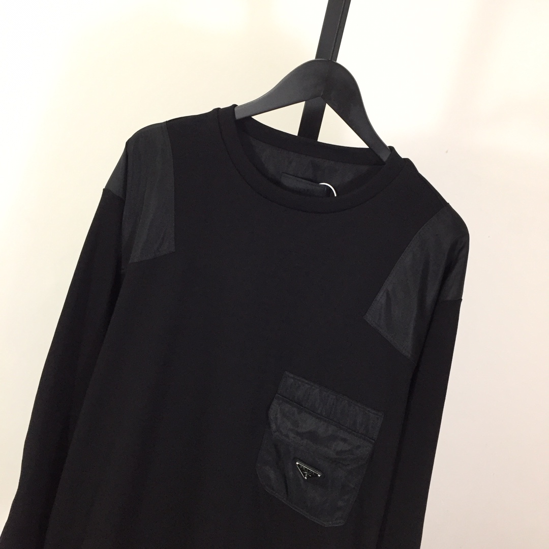 Prada Technical Fabric Sweatshirt - DesignerGu