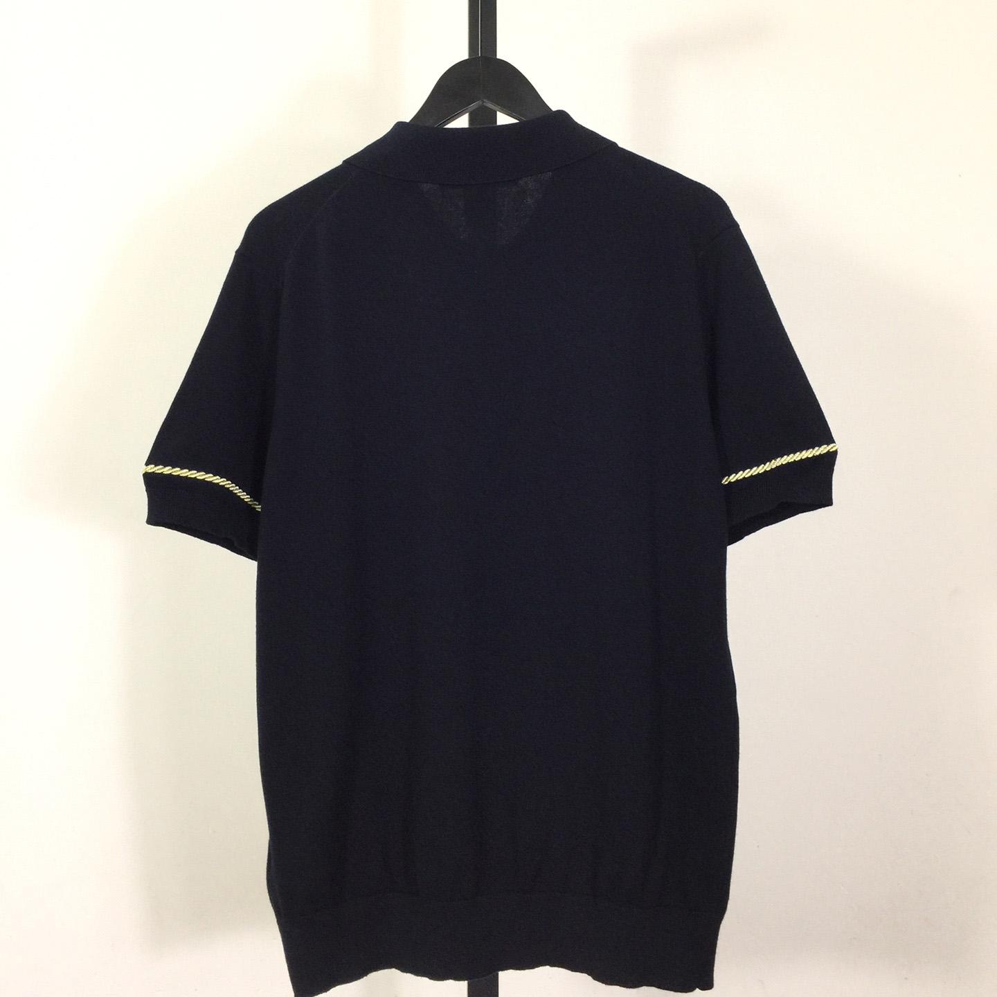 Louis Vuitton Short-Sleeved Cotton Polo Shirt   1AFVS2 - DesignerGu