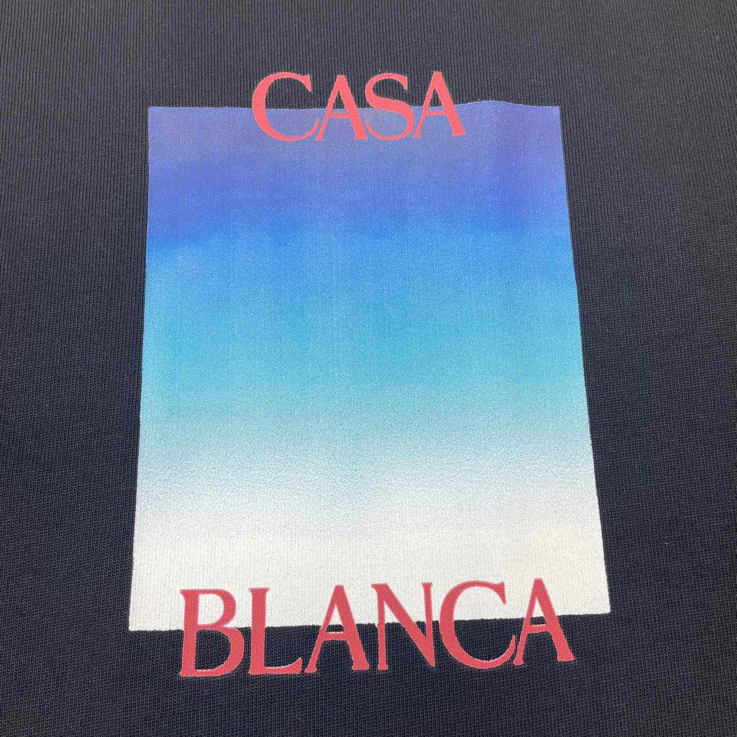 Casablanca Gradient Casa Logo T-shirt     C916 - DesignerGu