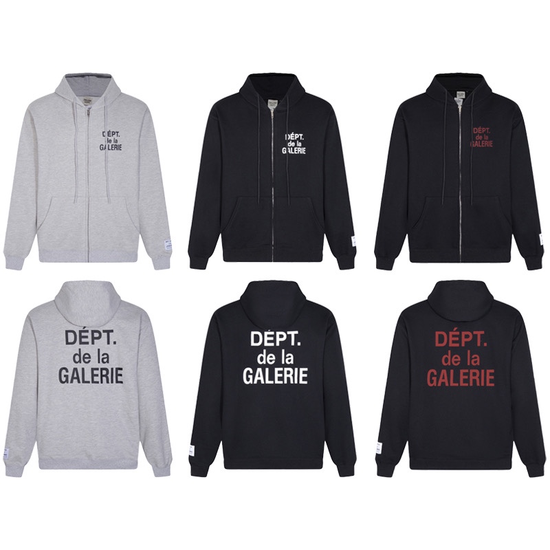 Gallery Dept. Zip-up Sweatshirt With Hood - DesignerGu