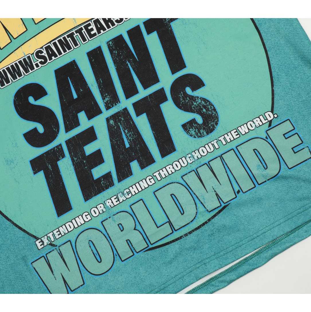 Saint Michael Tears Long Sleeve T-Shirt - DesignerGu