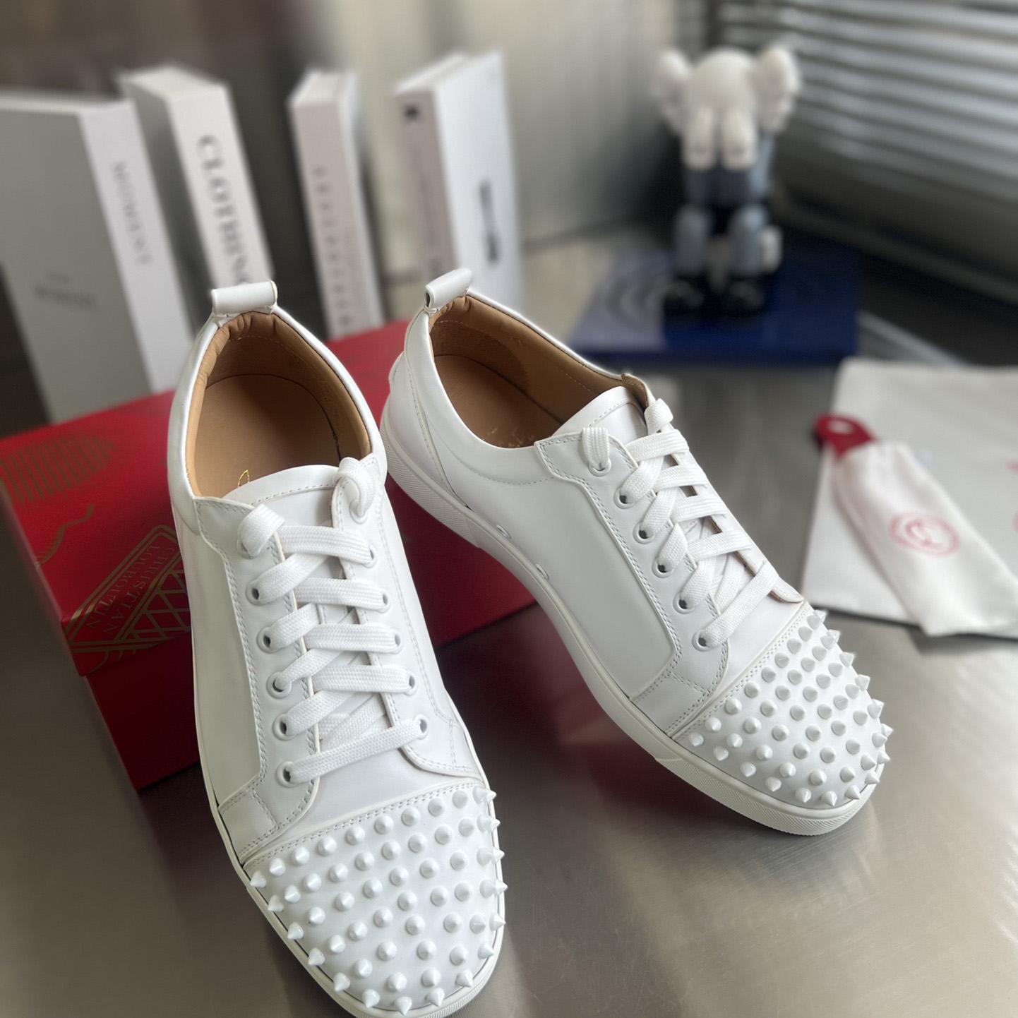 Christian Louboutin Louis Junior Spikes Sneakers - DesignerGu