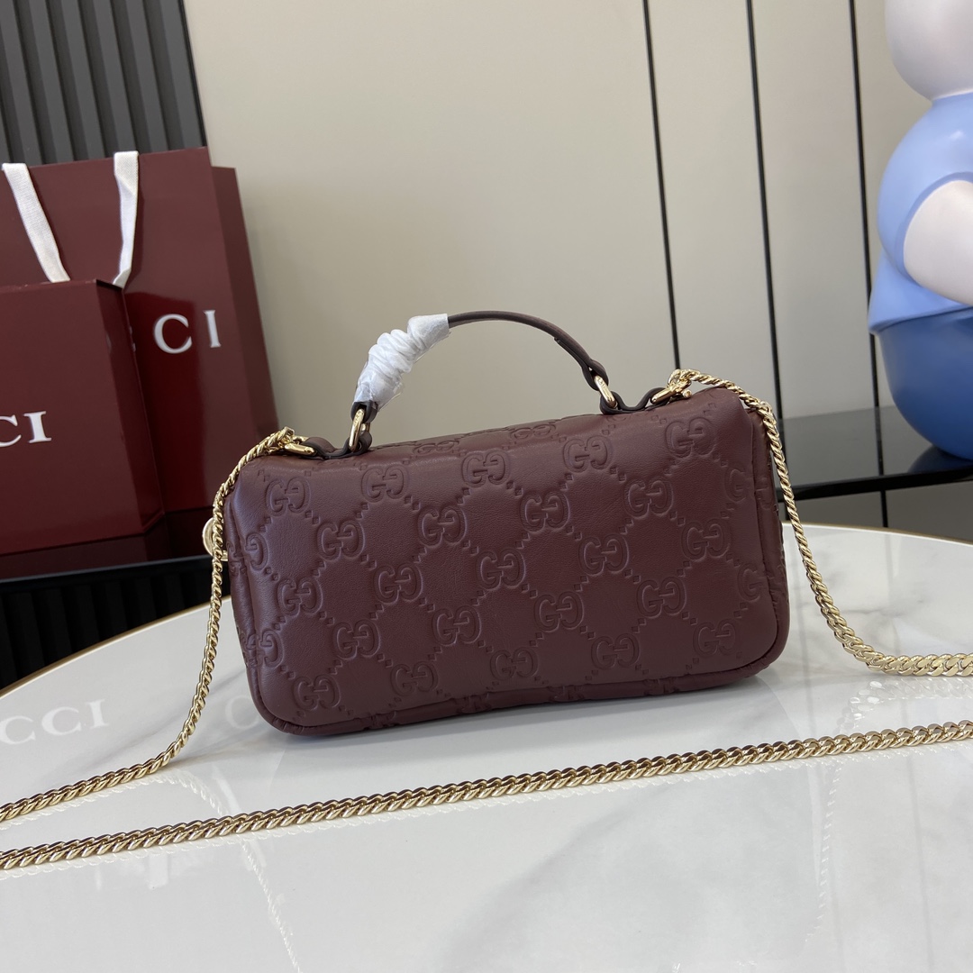 Gucci GG Milano Mini Top Handle Bag - DesignerGu