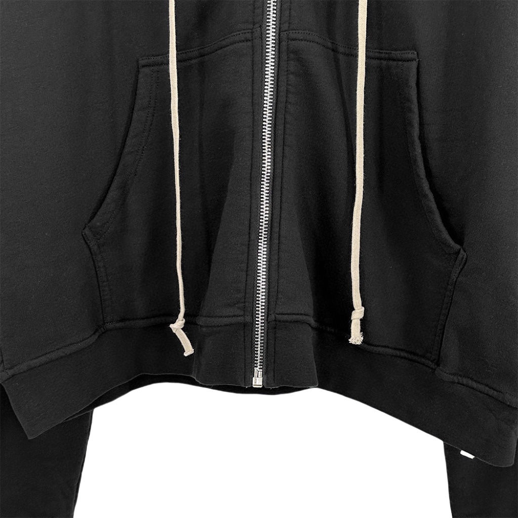 Rick Owens Cotton Zip-up Hoodie - DesignerGu