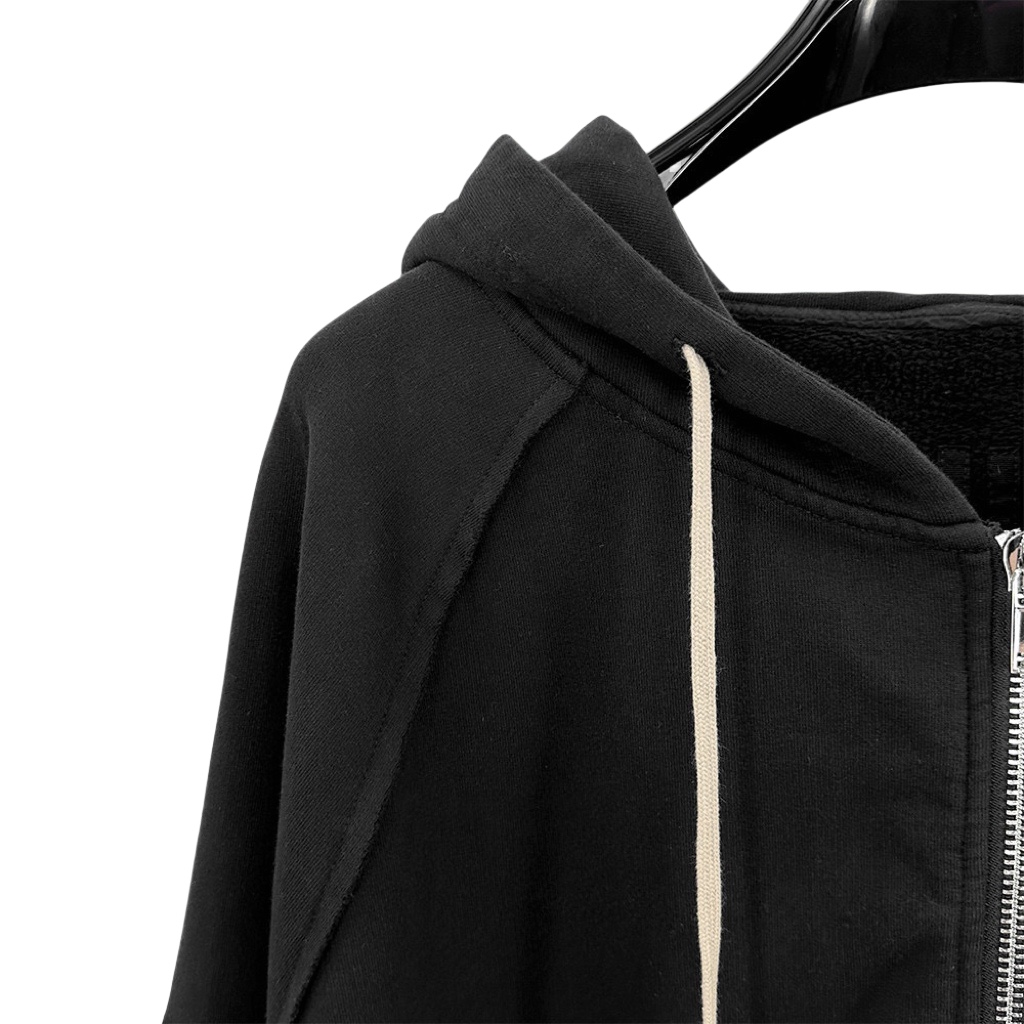 Rick Owens Cotton Zip-up Hoodie - DesignerGu