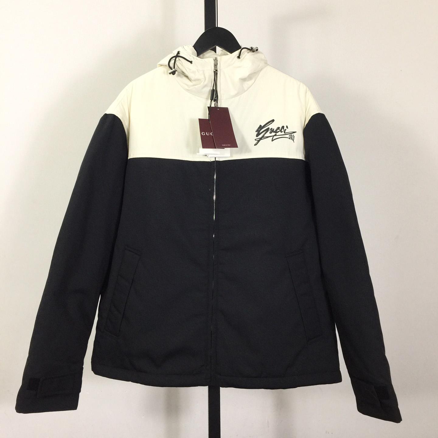 Gucci Technical Cotton Canvas Hooded Jacket - DesignerGu