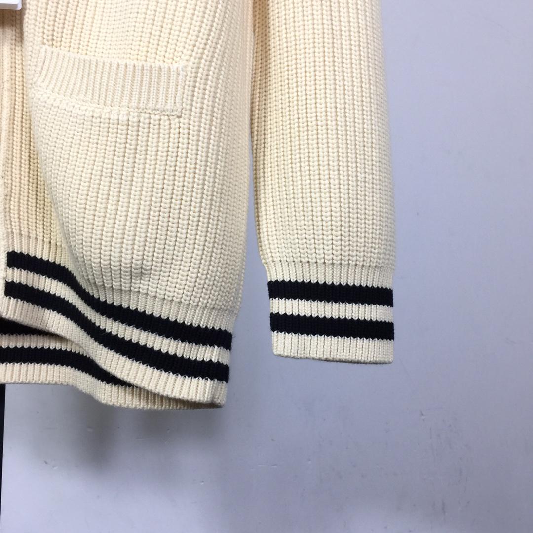 Celine College Cardigan In Cotton  - DesignerGu