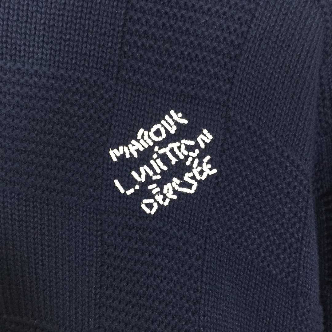 Louis Vuitton Damier Pullover With Pearl Signature   1AFIVM - DesignerGu