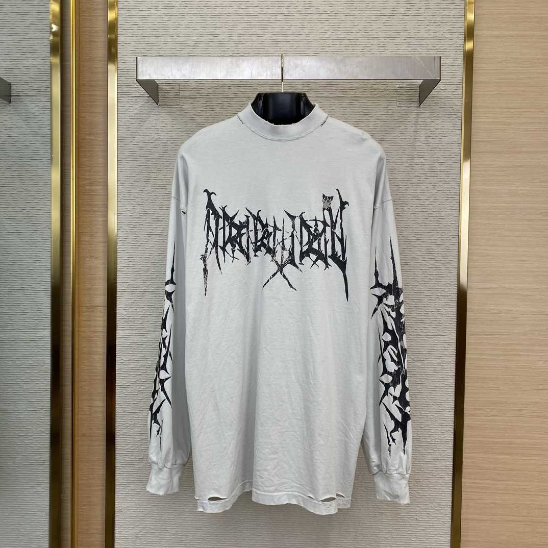 Balenciaga Long Sleeve T-Shirt  - DesignerGu