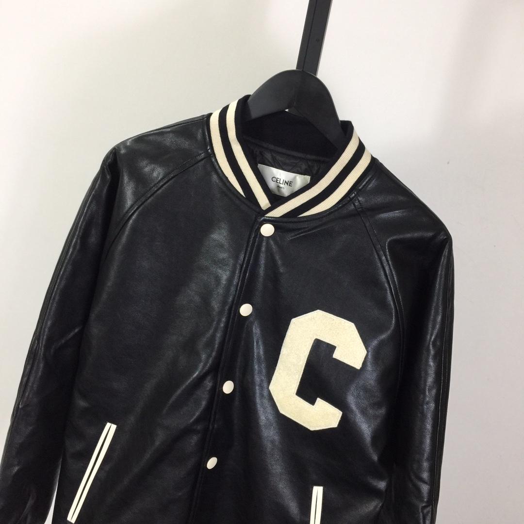 Celine Oversized Teddy Jacket In Calfskin  - DesignerGu