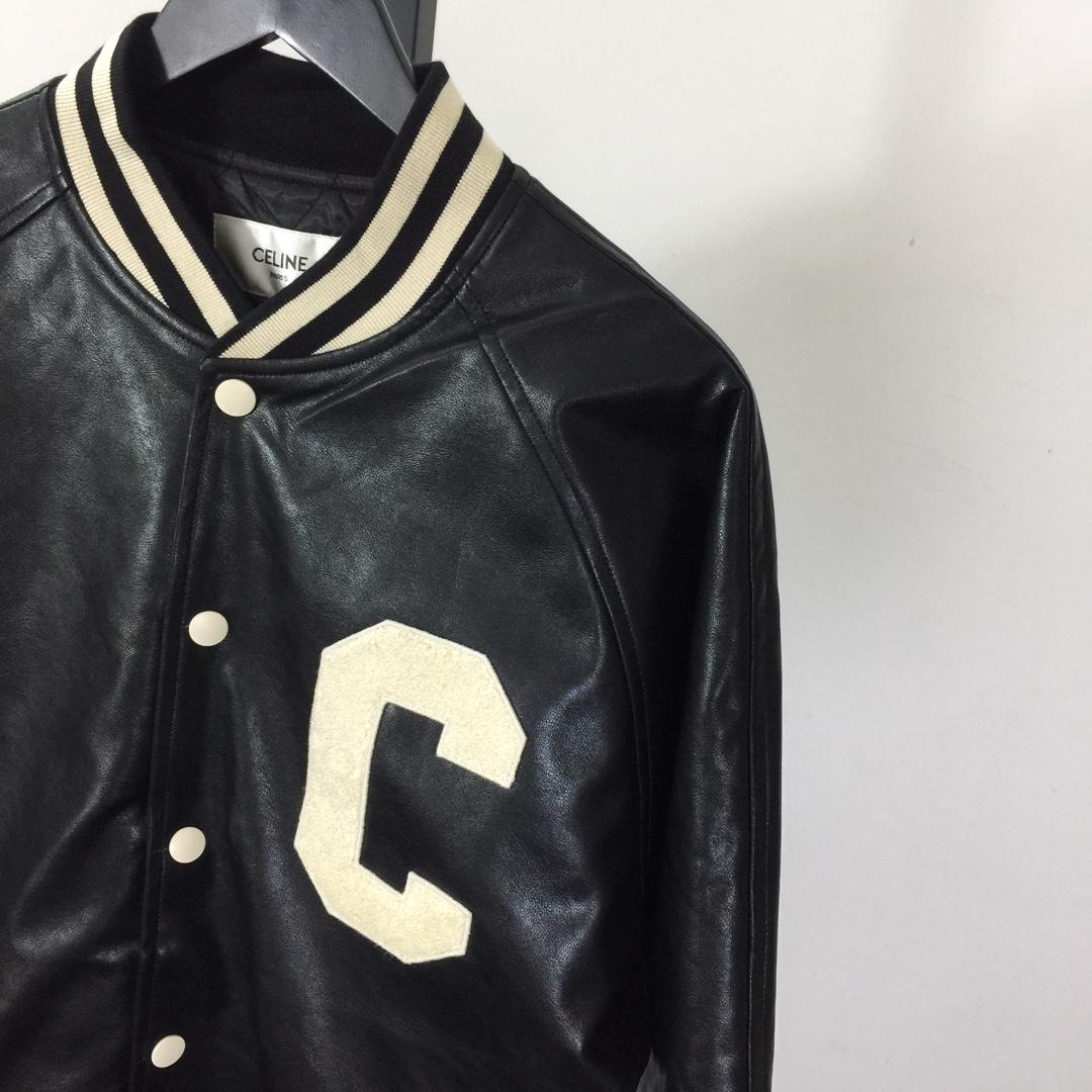 Celine Oversized Teddy Jacket In Calfskin  - DesignerGu