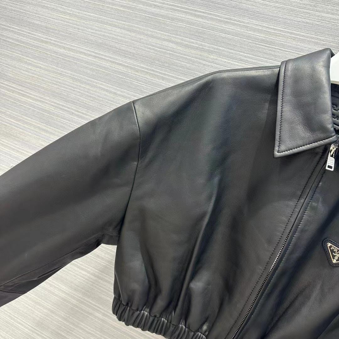 Prada Leather Jacket - DesignerGu