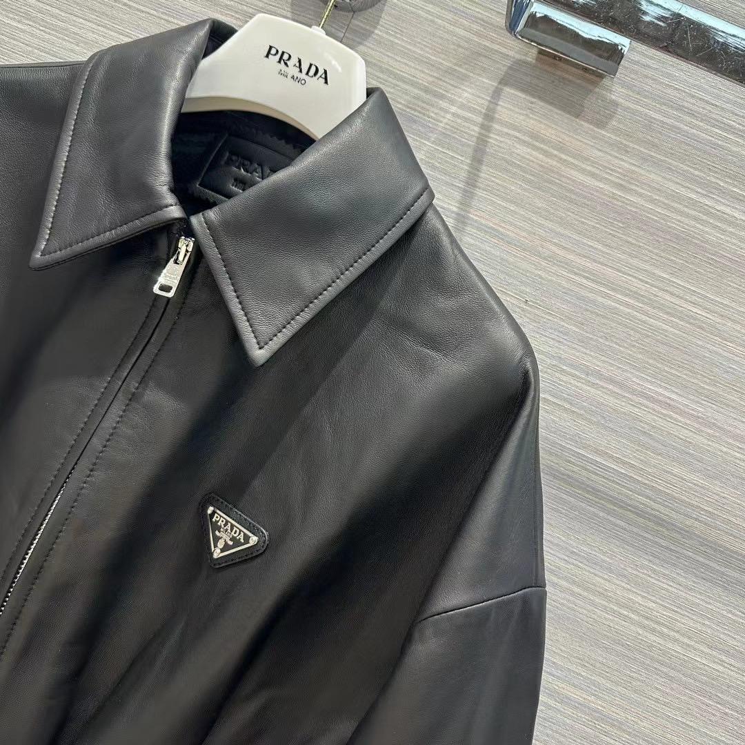 Prada Leather Jacket - DesignerGu