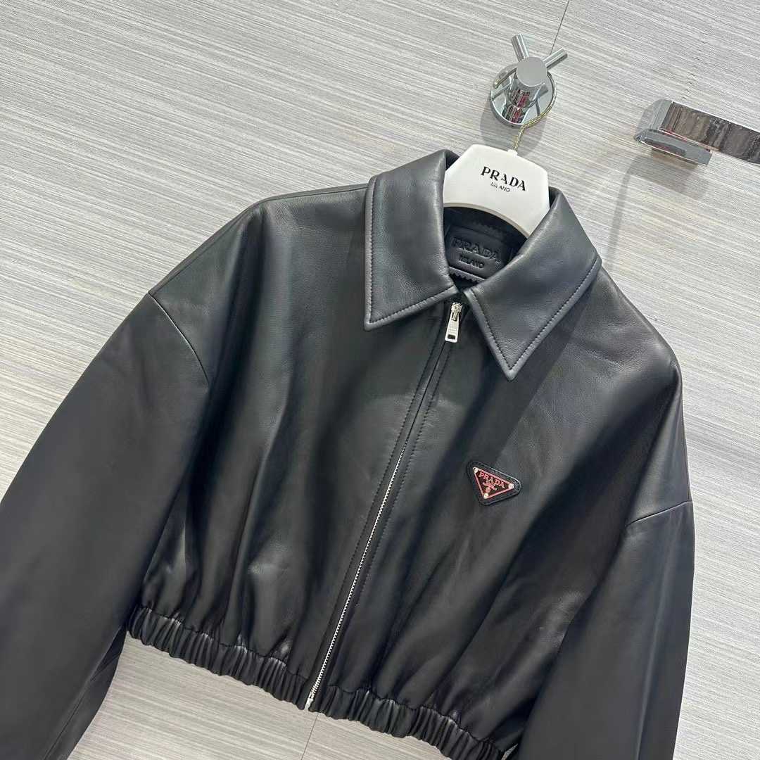 Prada Leather Jacket - DesignerGu