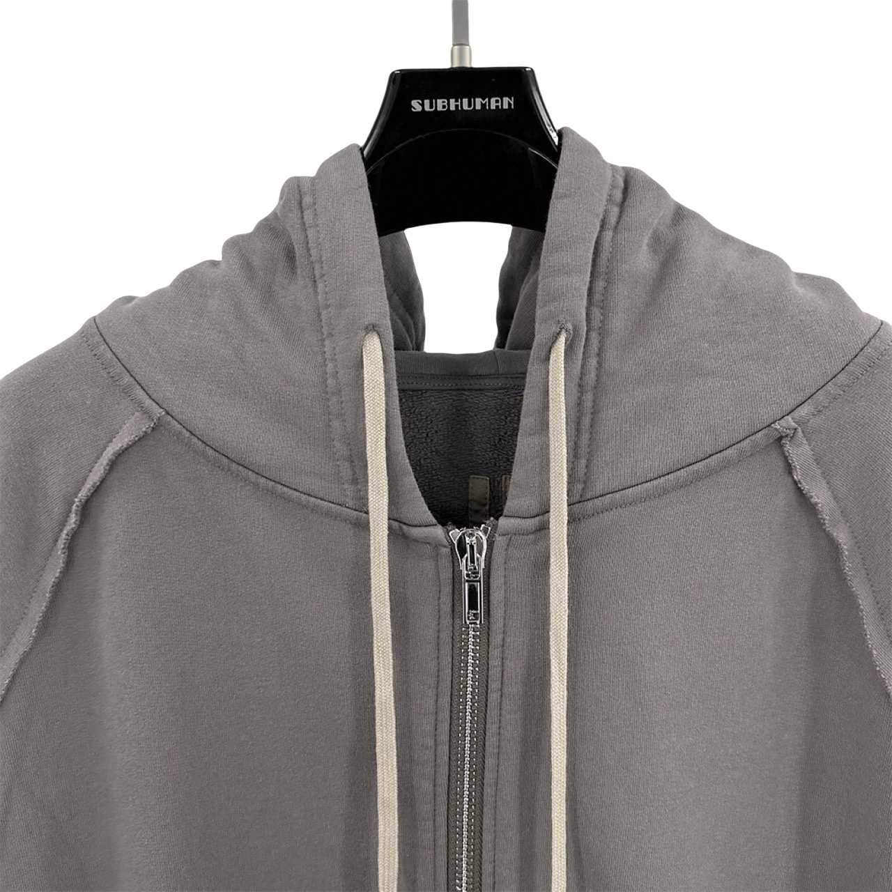 Rick Owens Cotton Zip-up Hoodie - DesignerGu