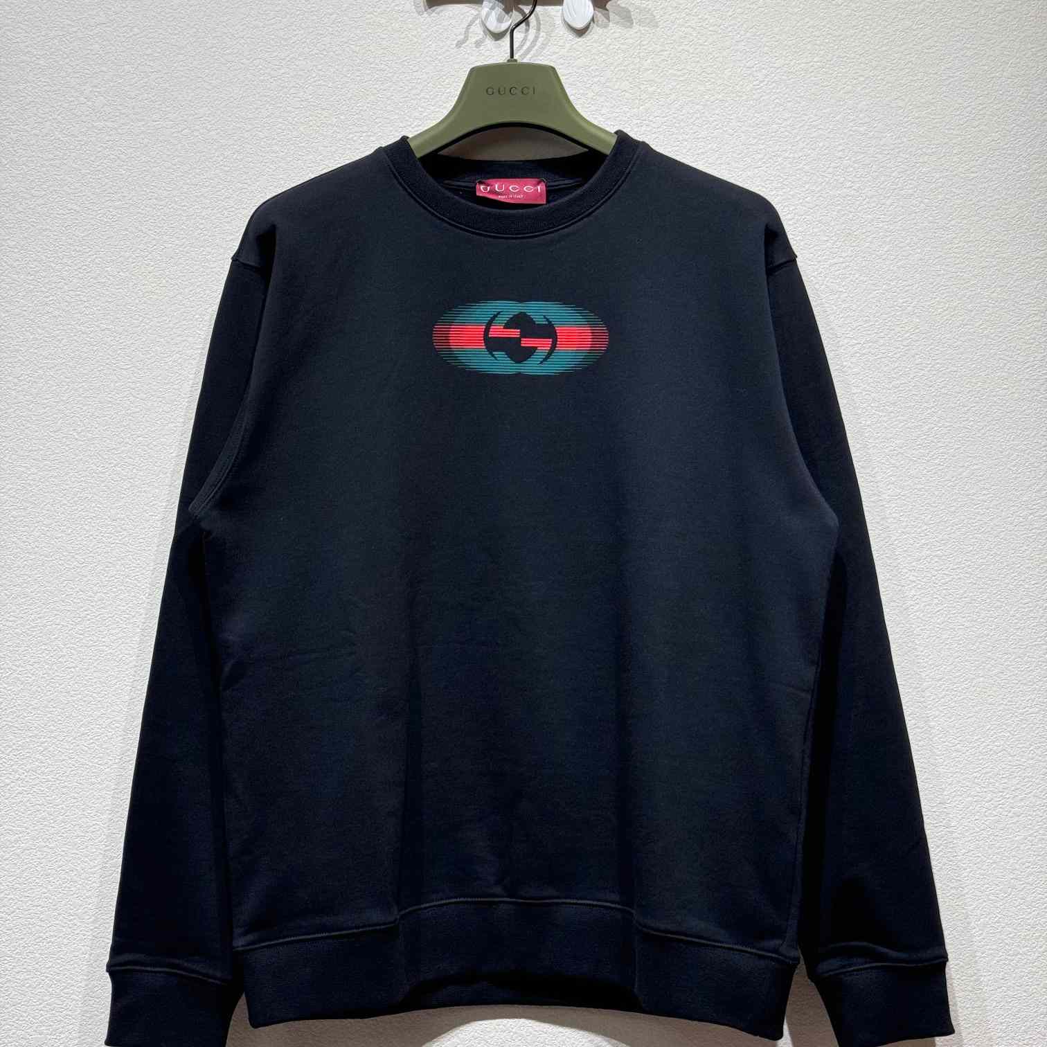 Gucci Cotton Sweatshirt With Logo - DesignerGu