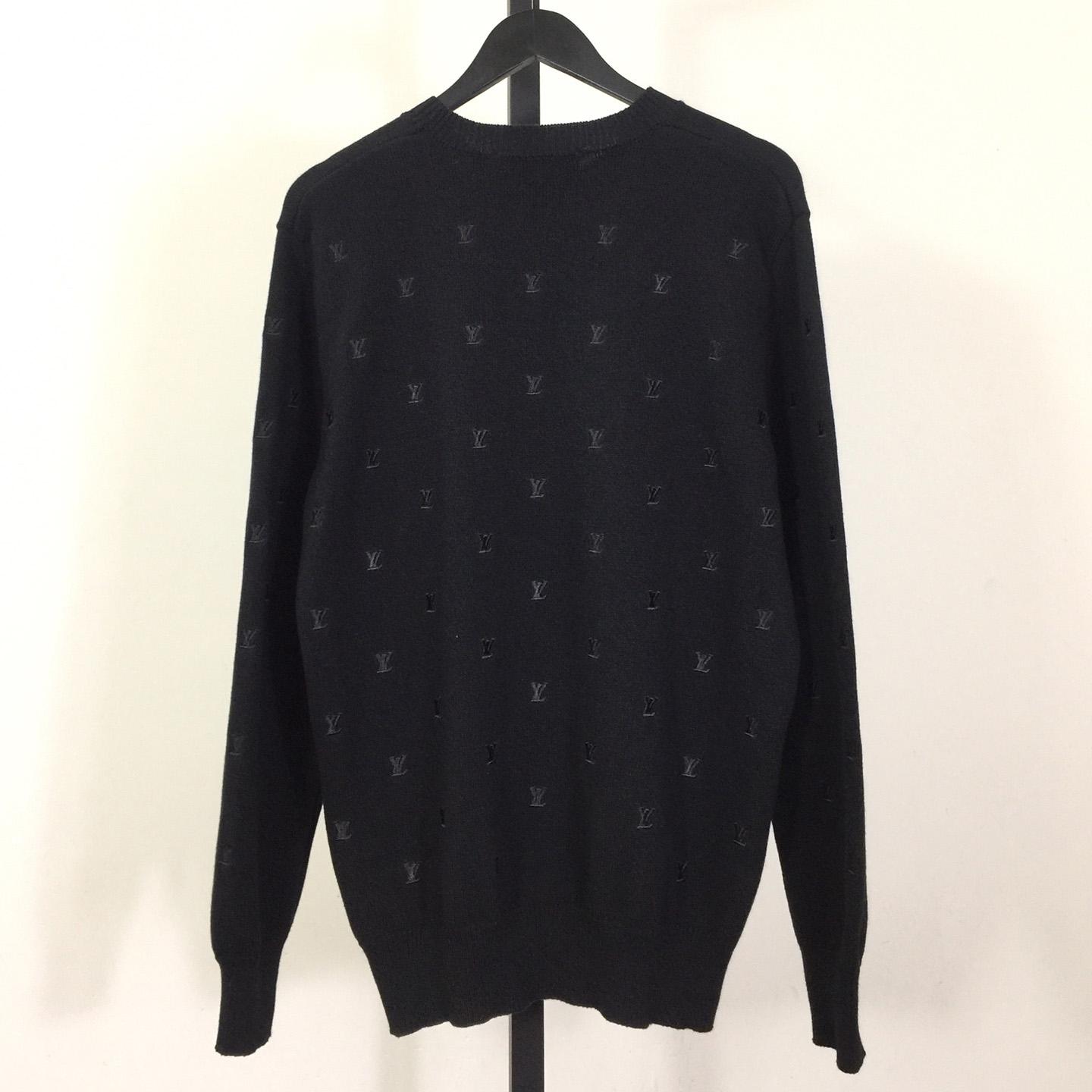 Louis Vuitton Embroidered Signature Merino Crewneck    1AFIXC - DesignerGu