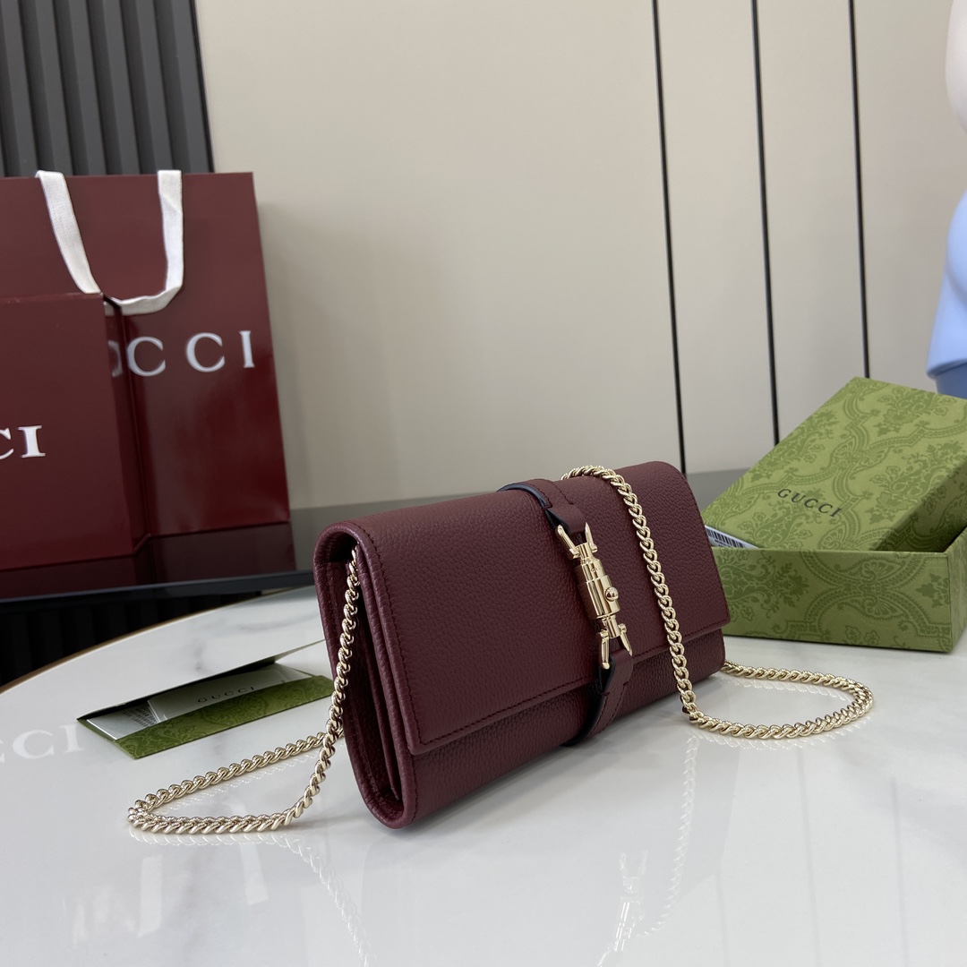 Gucci Jackie 1961 Chain Wallet - DesignerGu