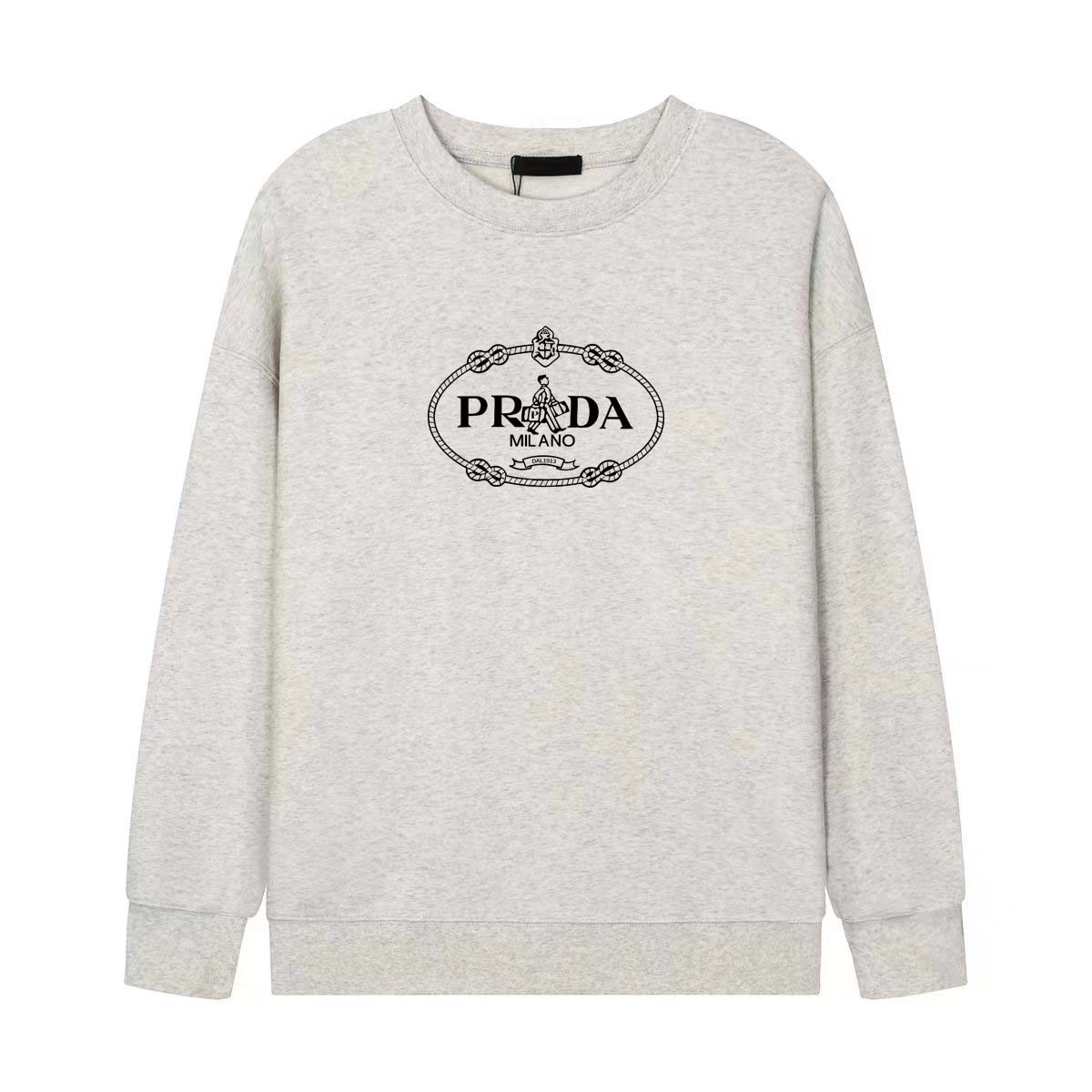 Prada Cotton Sweatshirt  - DesignerGu