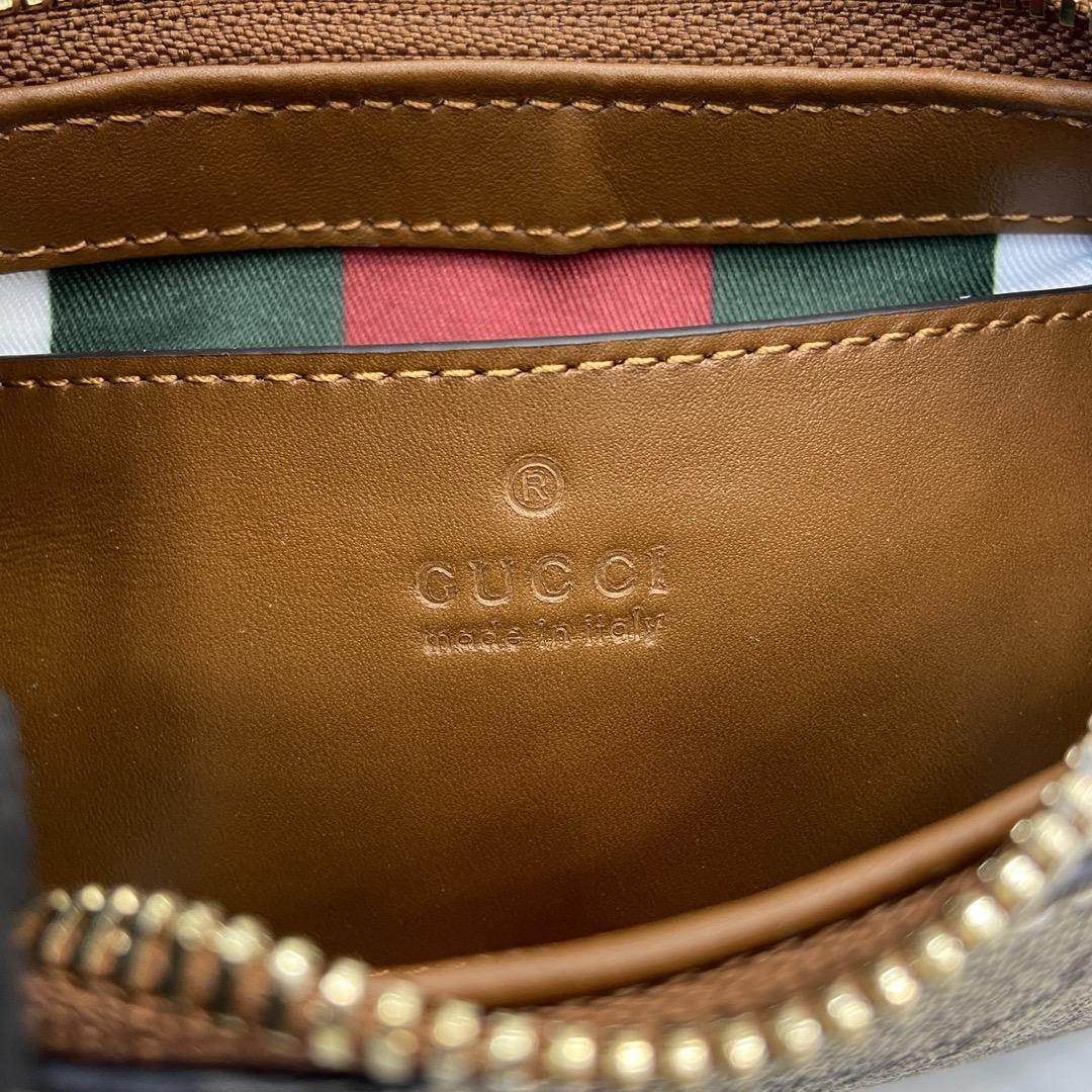 Gucci GG Emblem Super Mini Shoulder Bag - DesignerGu