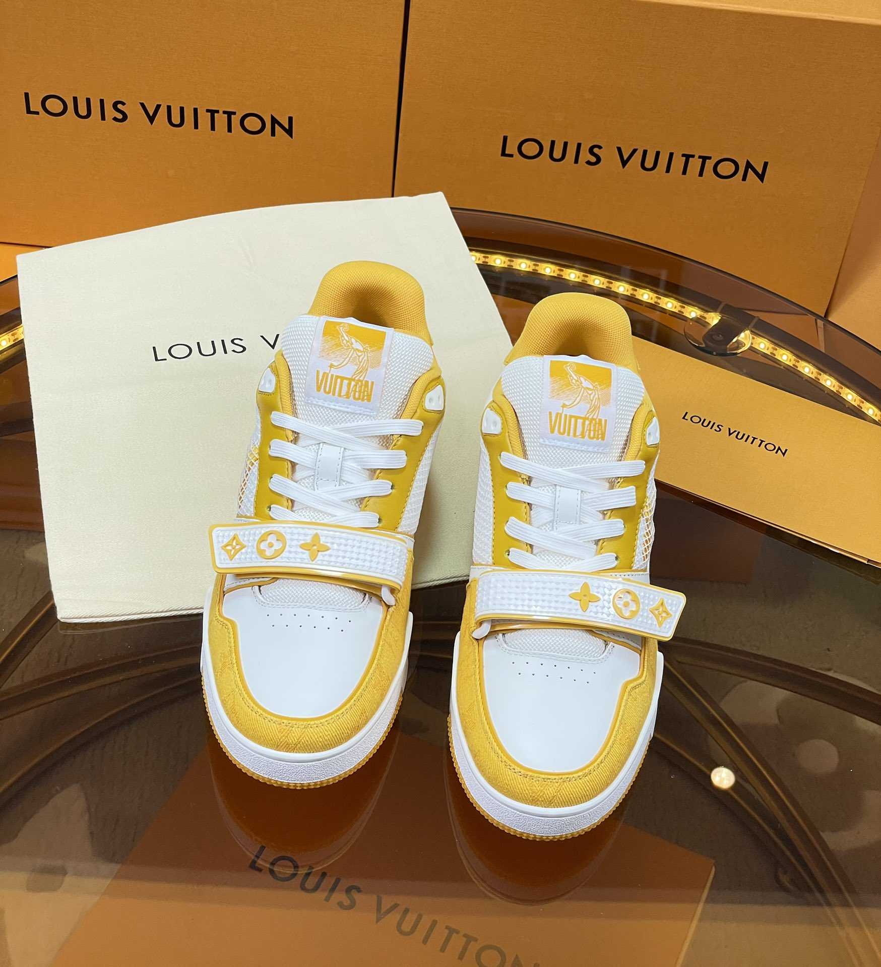 Louis Vuitton LV Trainer Sneaker     - DesignerGu