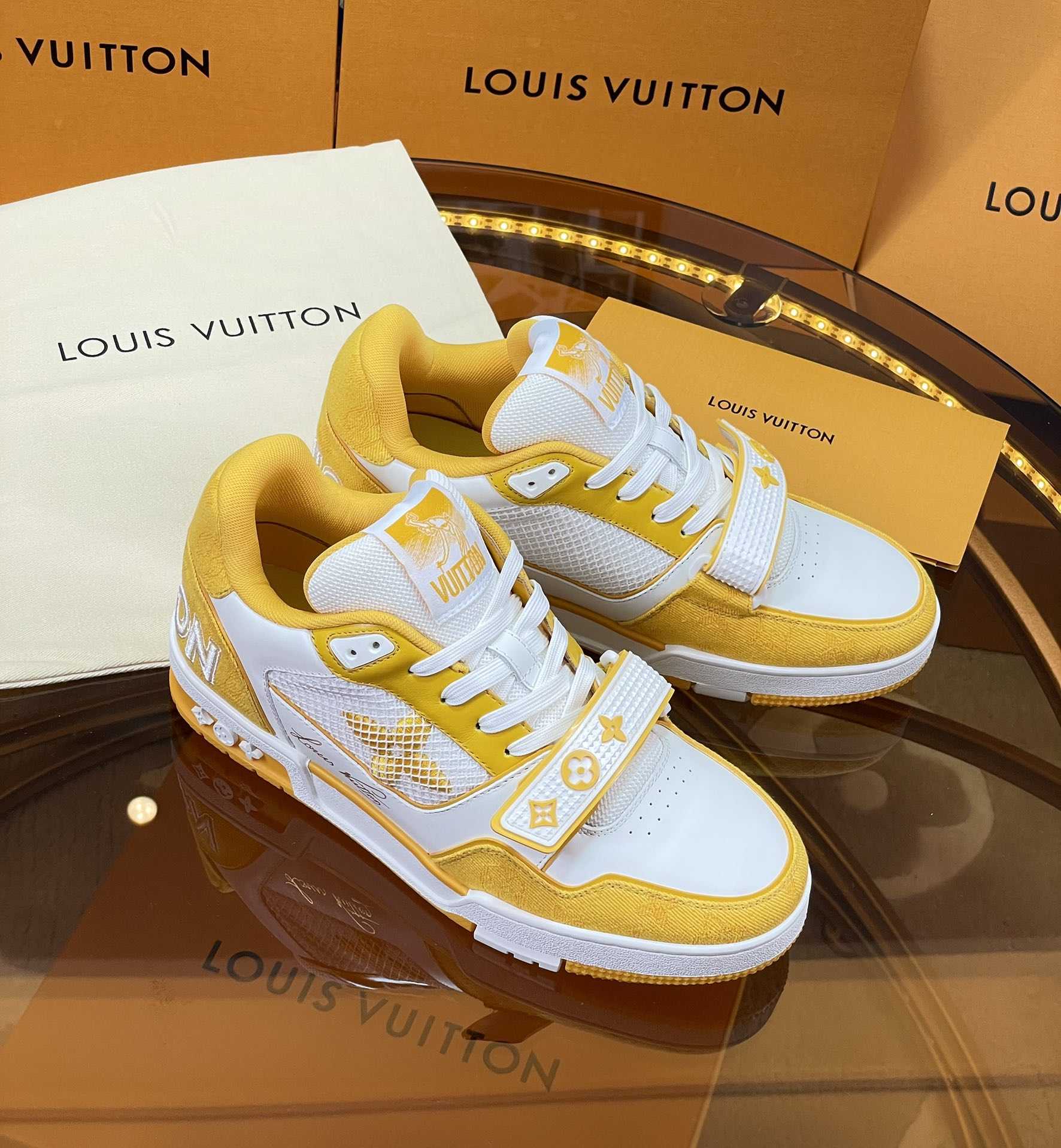 Louis Vuitton LV Trainer Sneaker     - DesignerGu