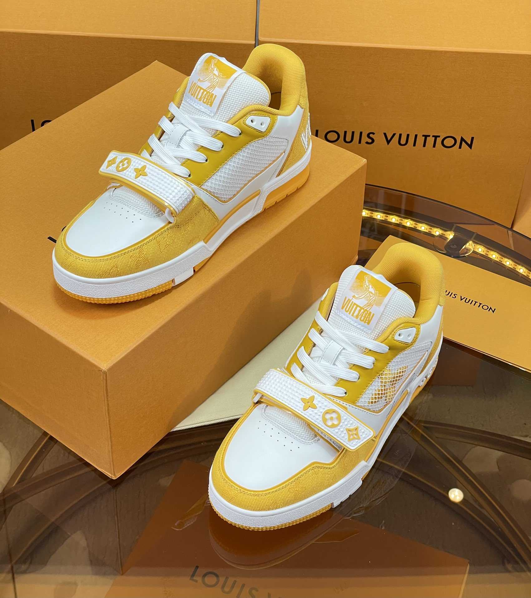 Louis Vuitton LV Trainer Sneaker     - DesignerGu