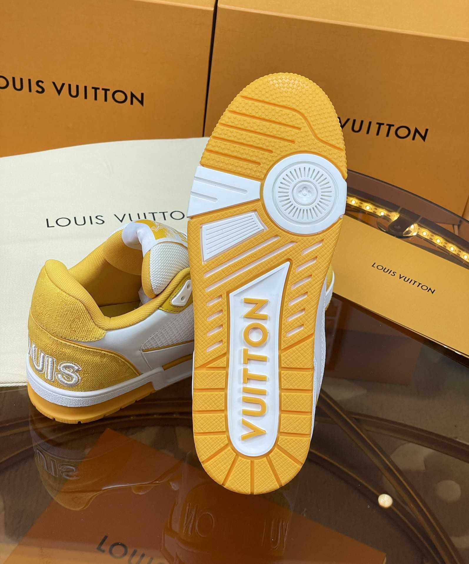 Louis Vuitton LV Trainer Sneaker     - DesignerGu