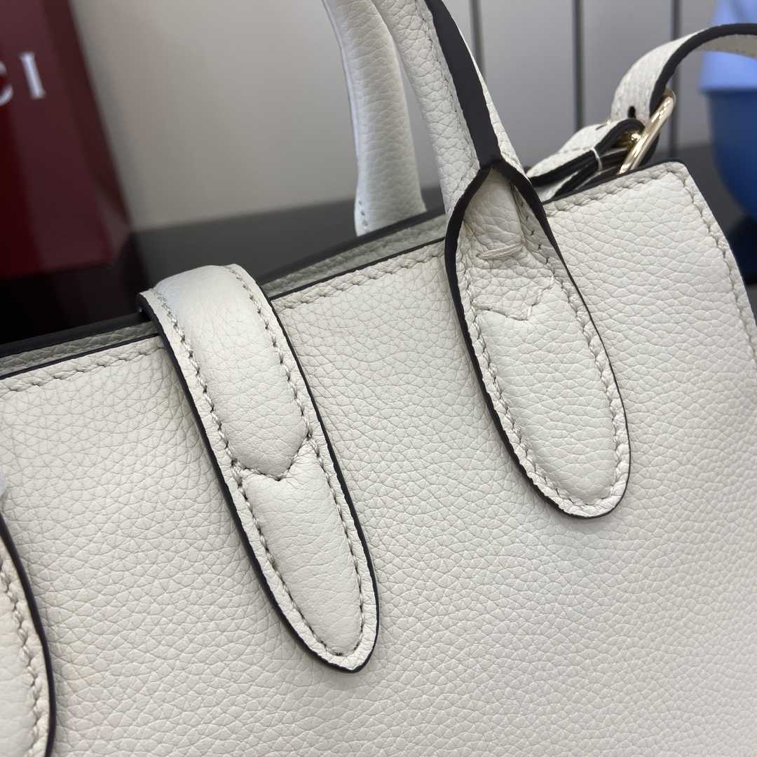 Gucci Small Tote Bag With Hook Closure - DesignerGu