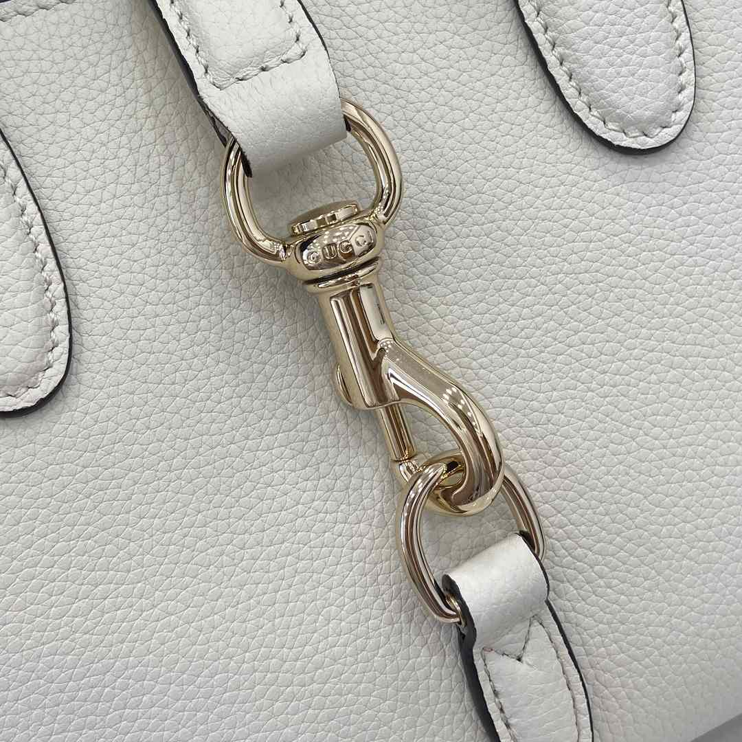 Gucci Small Tote Bag With Hook Closure - DesignerGu